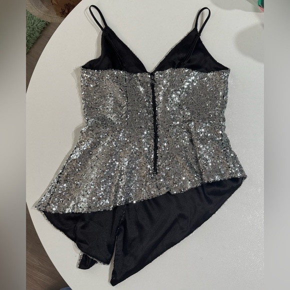 Silver Sequin Top - Picture 4 of 5